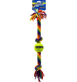 Petsport Petsport Kaleidoscope Rope 3 Knot W/Ball Dog Toy 21 In