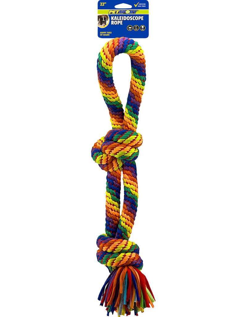 Petsport Petsport Kaleidoscope Rope Tug Dog Toy 22 In