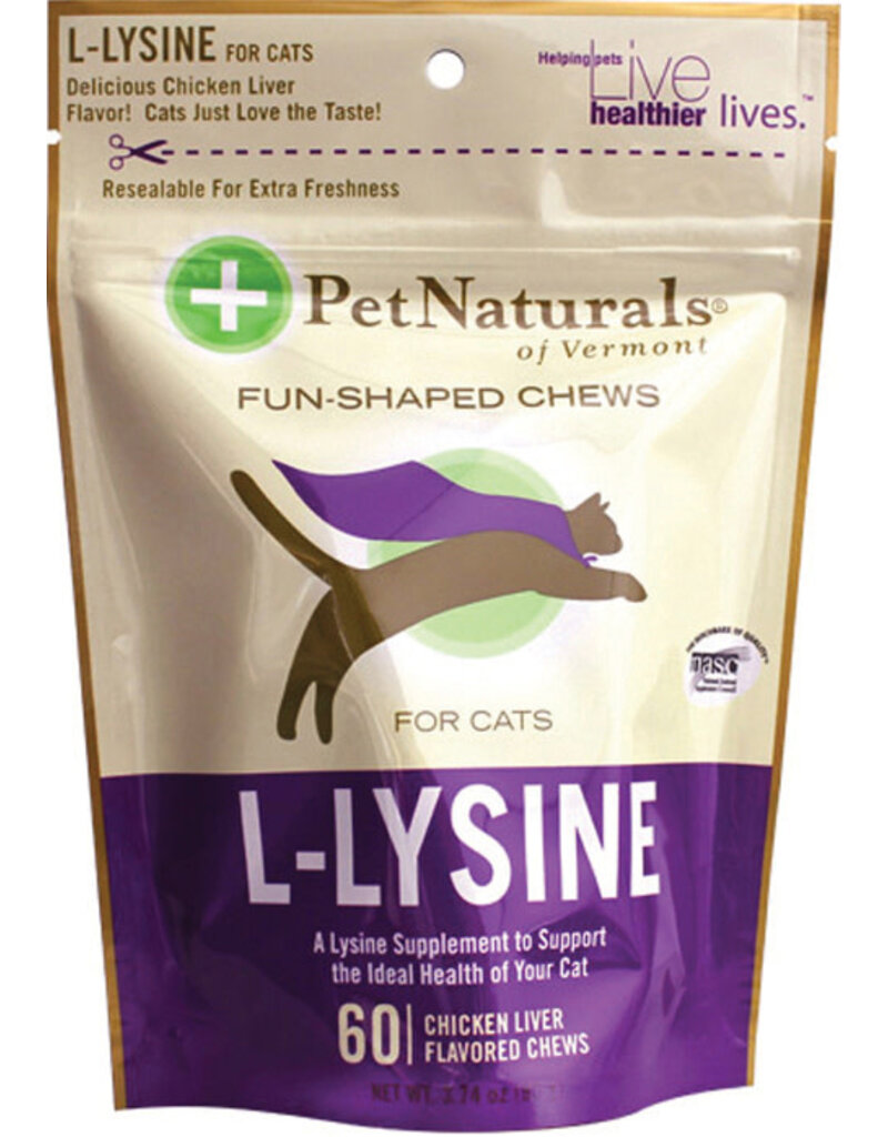 Pet Naturals of Vermont Pet Naturals L-Lysine For Cats 60-Ct