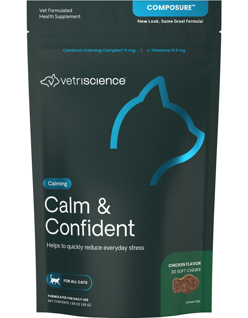 Pet Naturals of Vermont Vetriscience Calm & Confident Cat Chews 30 Ct