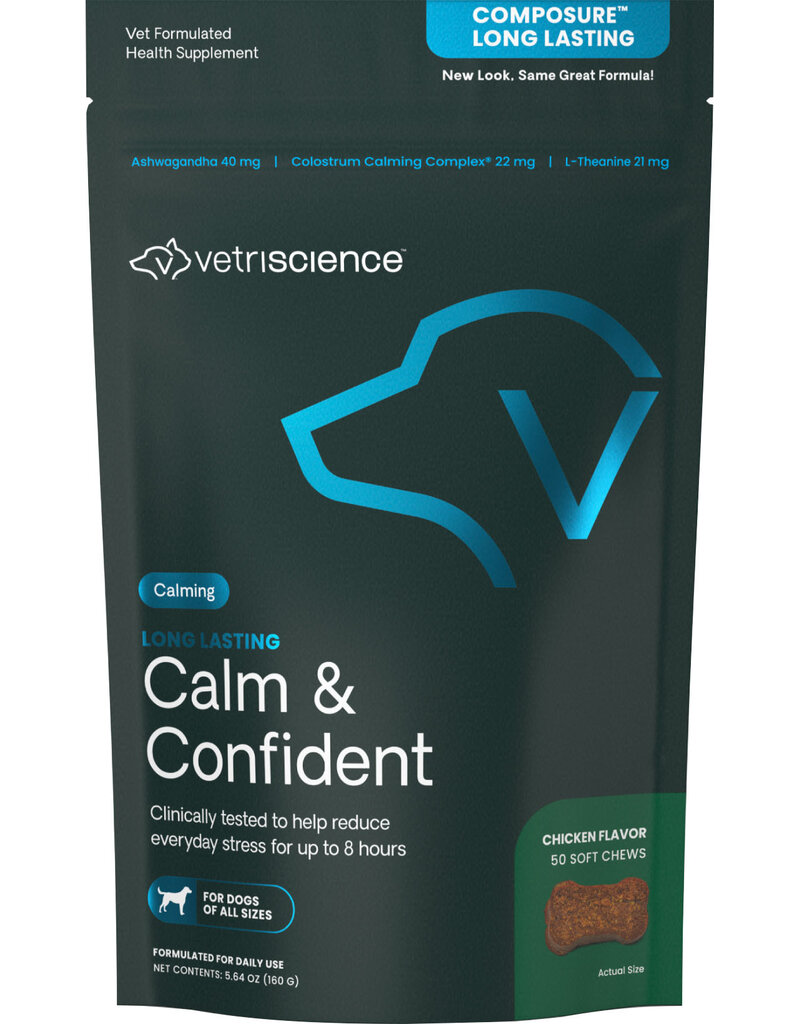 Pet Naturals of Vermont Composure Long Lasting Calming Support Dog Chews Ckn 50 Ct