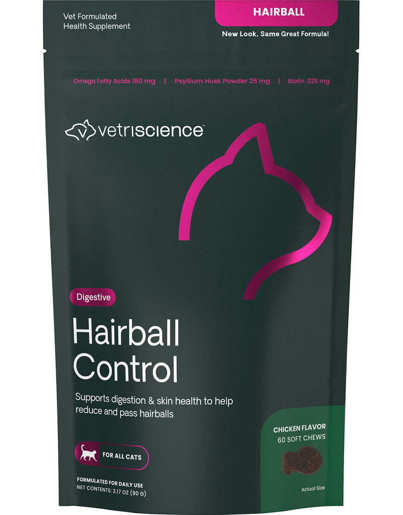 Pet Naturals of Vermont Vetriscience Hairball Formula For Cats 60 Ct