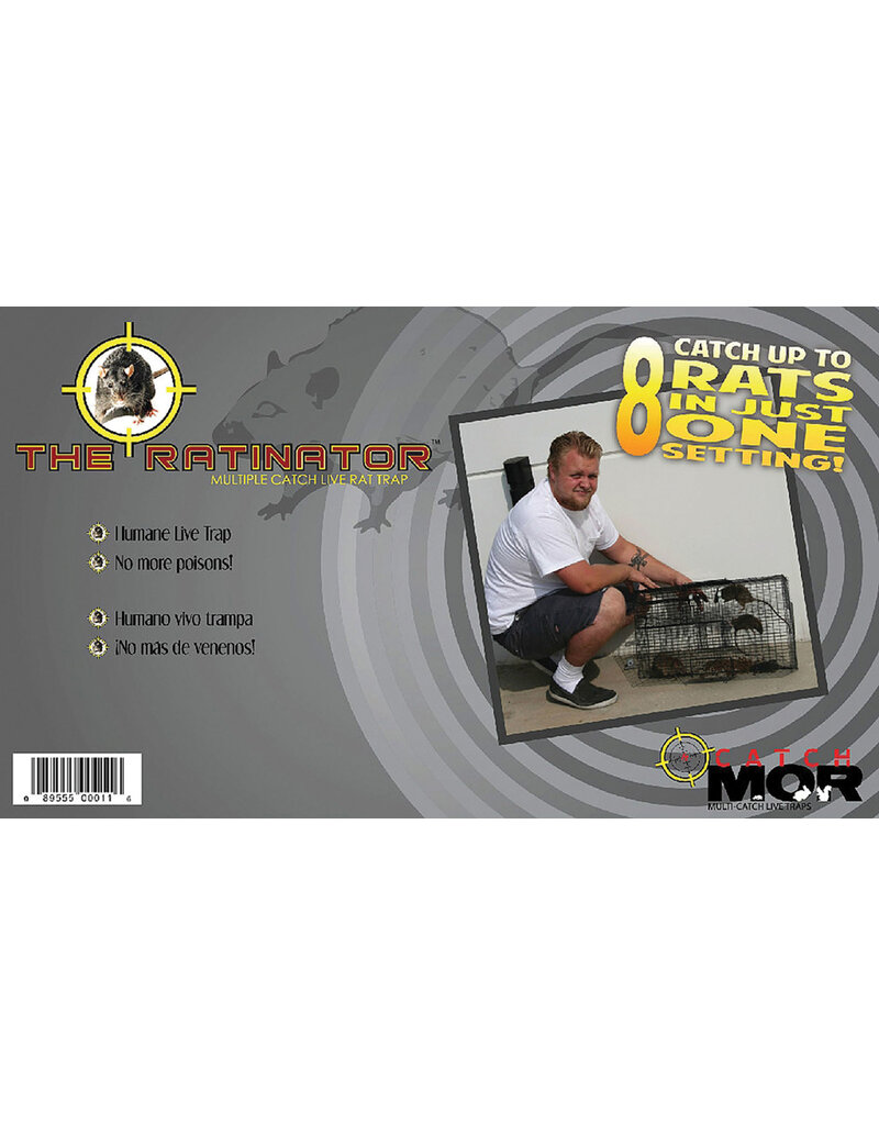 Rugged Ranch The Ratinator Live Rat Trap Black