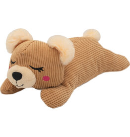 Zippy Paws Snooziez with Shhhqueaker Bear Dog Toy