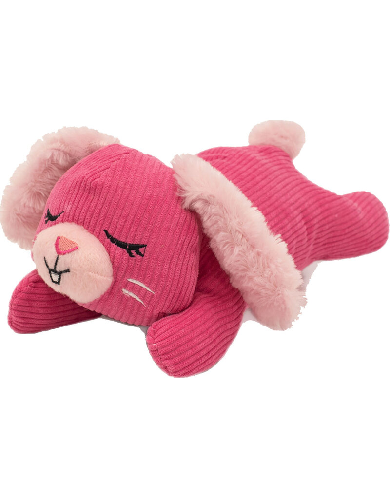 Zippy Paws Snoozies with Shhhqueaker Bunny Dog Toy