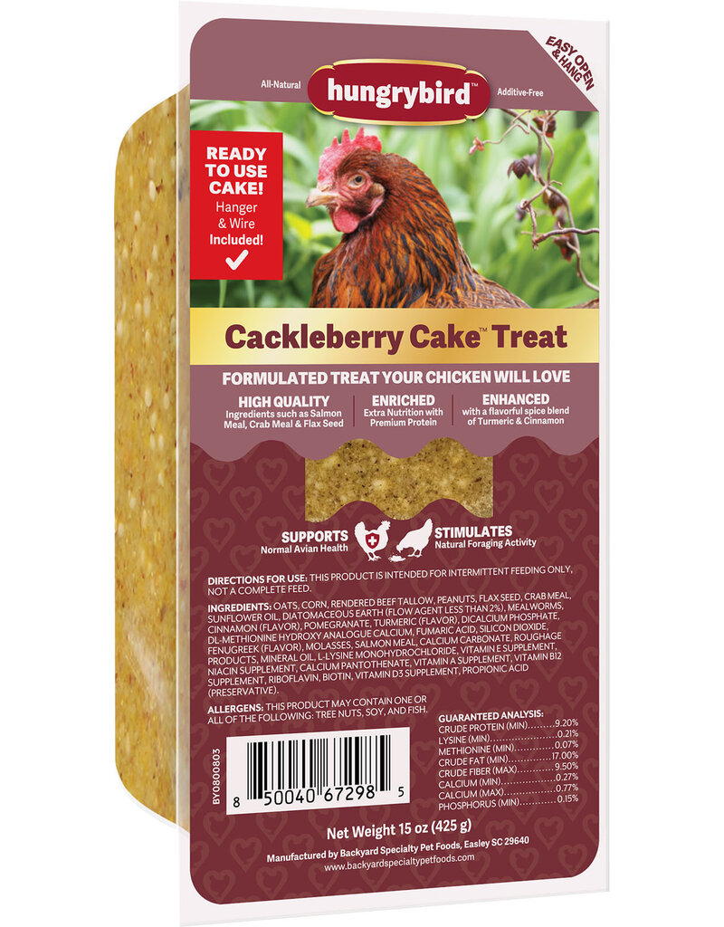 Hungrybird Hungrybird Chicken Treats Cackleberry Cake 15 Oz