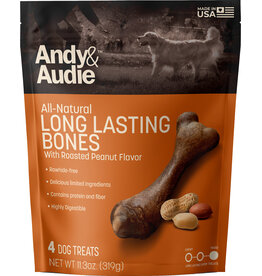 Andy and Audie Andy & Audie Alternative Bone Dog Chews Nut Medium 4 Ct