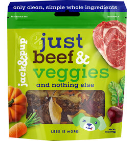 Jack N Pup Jack & Pup Just Real Ing Oven Baked Treats Beef/Veg 7 Oz