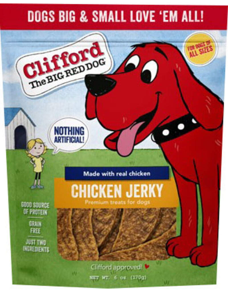 Clifford the Big Red Dog Clifford Soft/Chewy Dog Treat Jerky Chicken 6 Oz