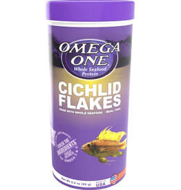 Omega One Omega One Cichlid Flakes 2.2 Oz