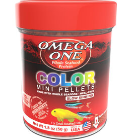 Omega One Omega One Color Mini Pellets Fish Food 1.8 Oz