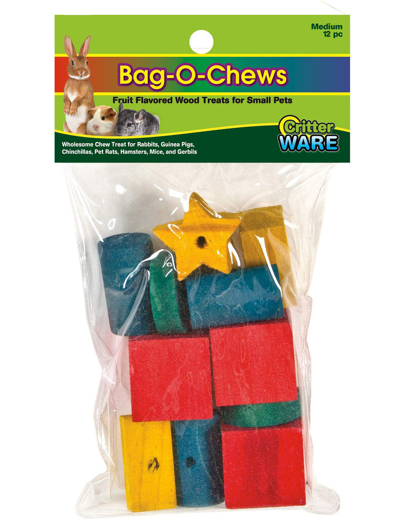 Ware Bag-O-Chews Small Animal Chew Toy Md 12 pc