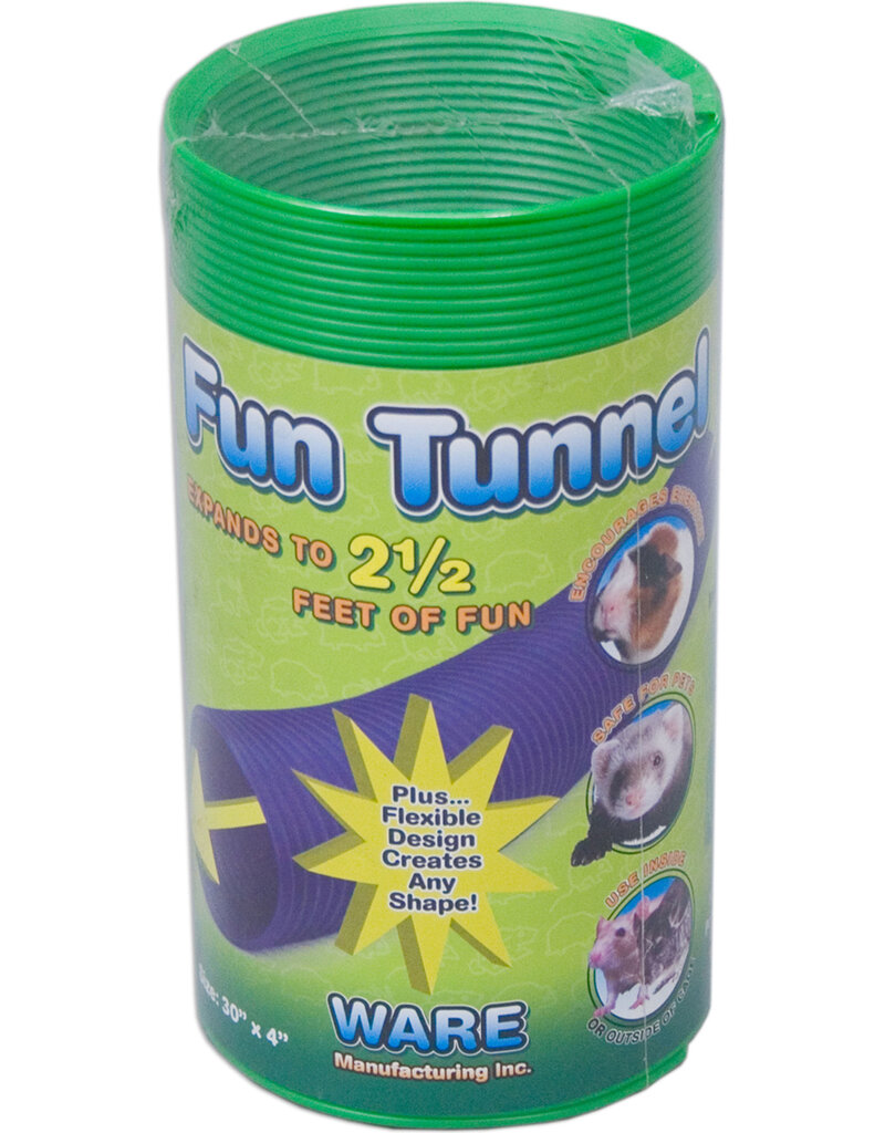 Ware Fun Tunnels Small Animal Toy 30 x 4 In