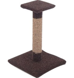 Needlebond Needlebond Jute Cat Post W/Perch 12x12 In