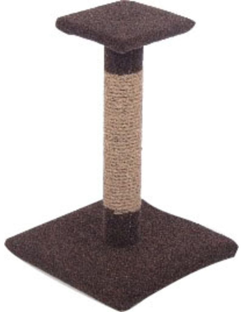 Needlebond Needlebond Jute Cat Post W/Perch 12x12 In