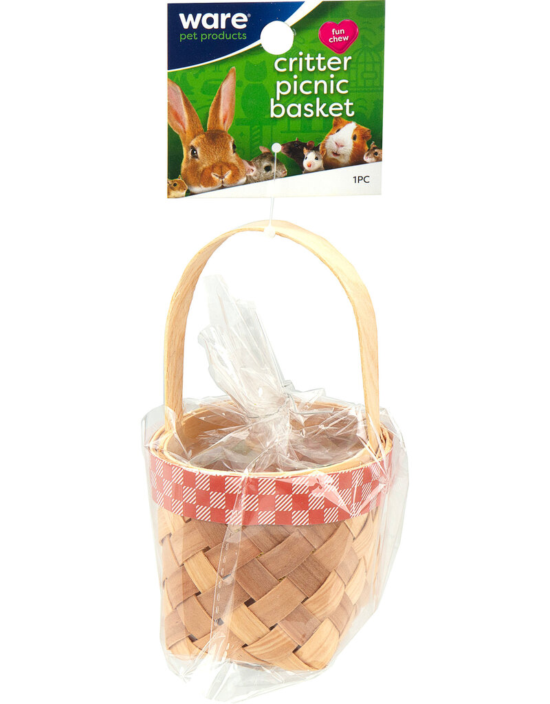 Ware Critter Picnic Basket Small Animal Chew Toy