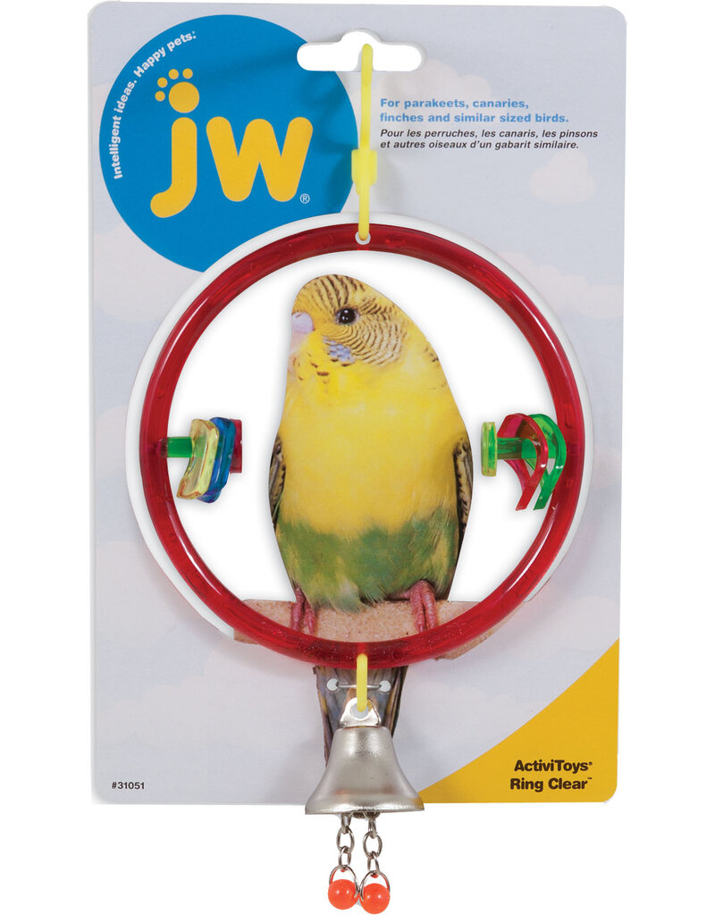 JW JW Activitoys Ring Clear Bird Toy