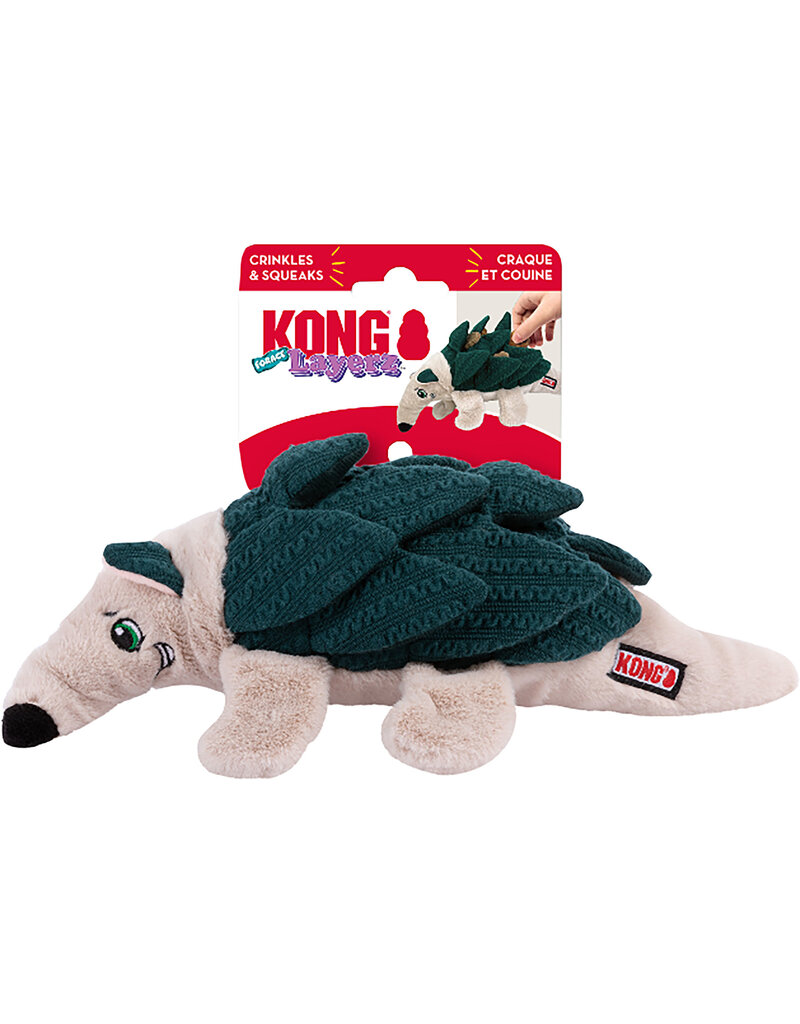 Kong Company Kong Layerz Forage Armadillo Dog Toy Md