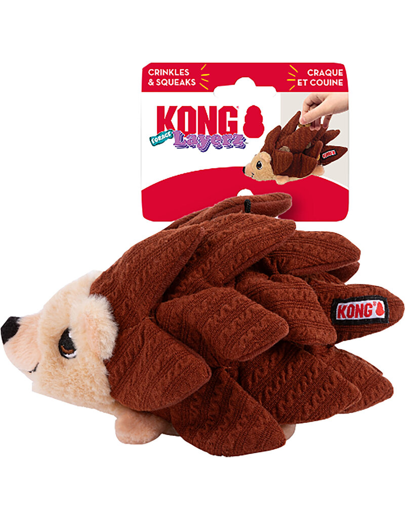 Kong Company Kong Layerz Forage Hedgehog Dog Toy Md