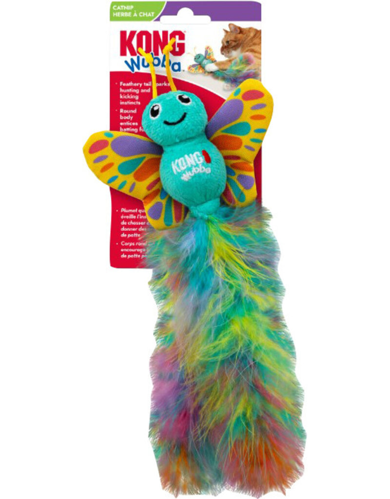 Kong Company Butterfly Cat Toy Rainbow