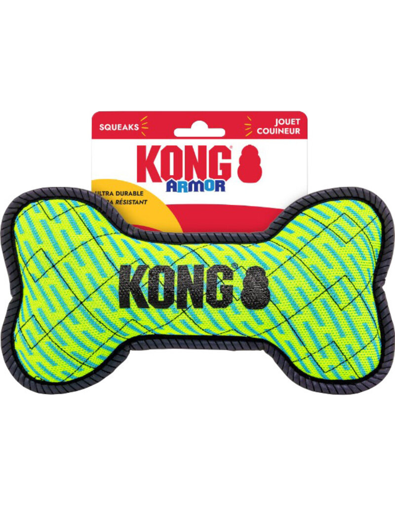 Kong Company Armor Bone Dog Toy Assorted Medium