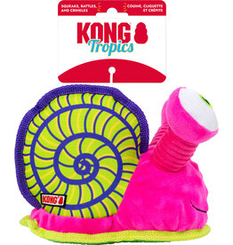 Kong Company Kong Dog Toy Tropics Rattlez Snail Md/Lg