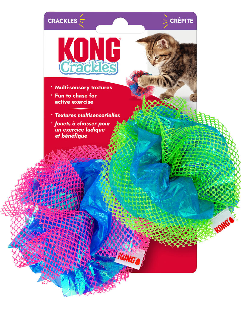Kong Company Kong Cat Toy Fluff Balls Assorted