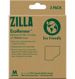Zilla Zilla Ecorenew Filter Cartridges Md 3 Pk