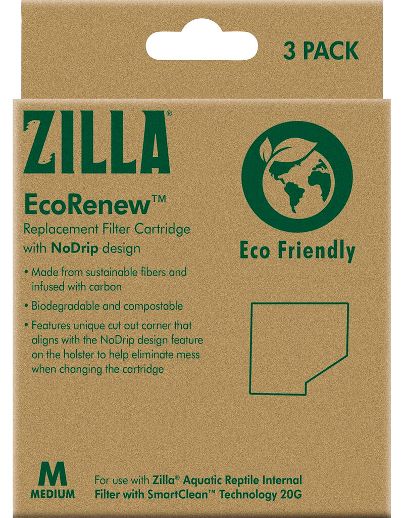 Zilla Zilla Ecorenew Filter Cartridges Md 3 Pk