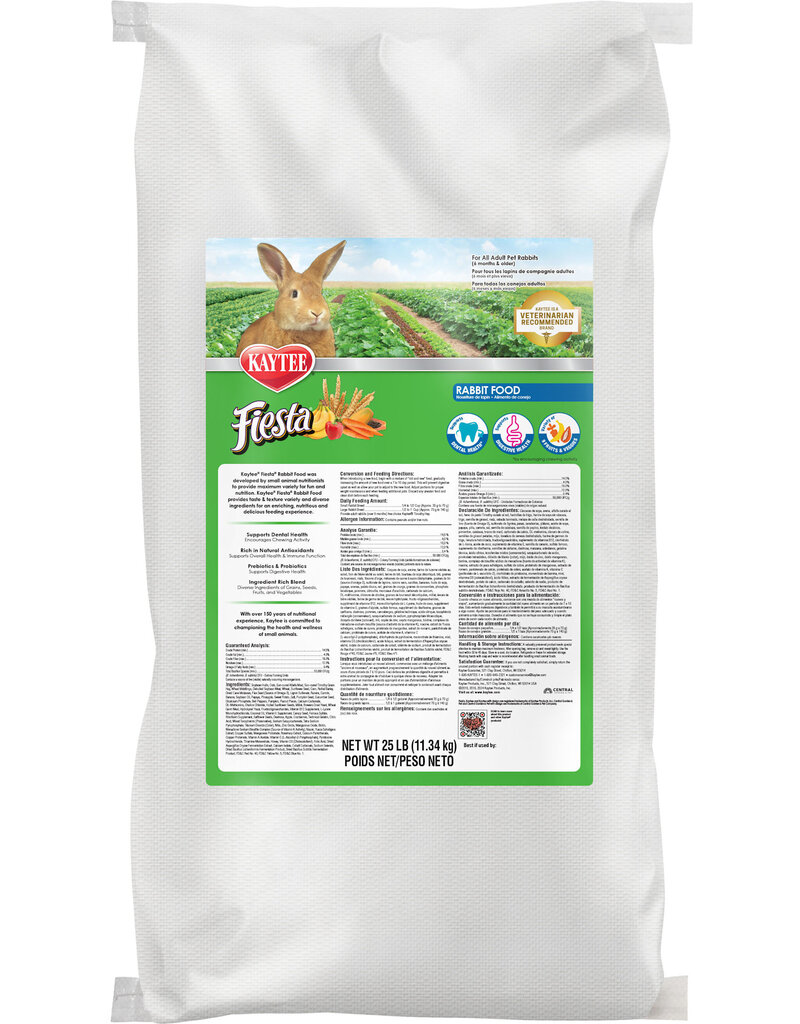 Kaytee Kaytee Fiesta Rabbit 25 Lb