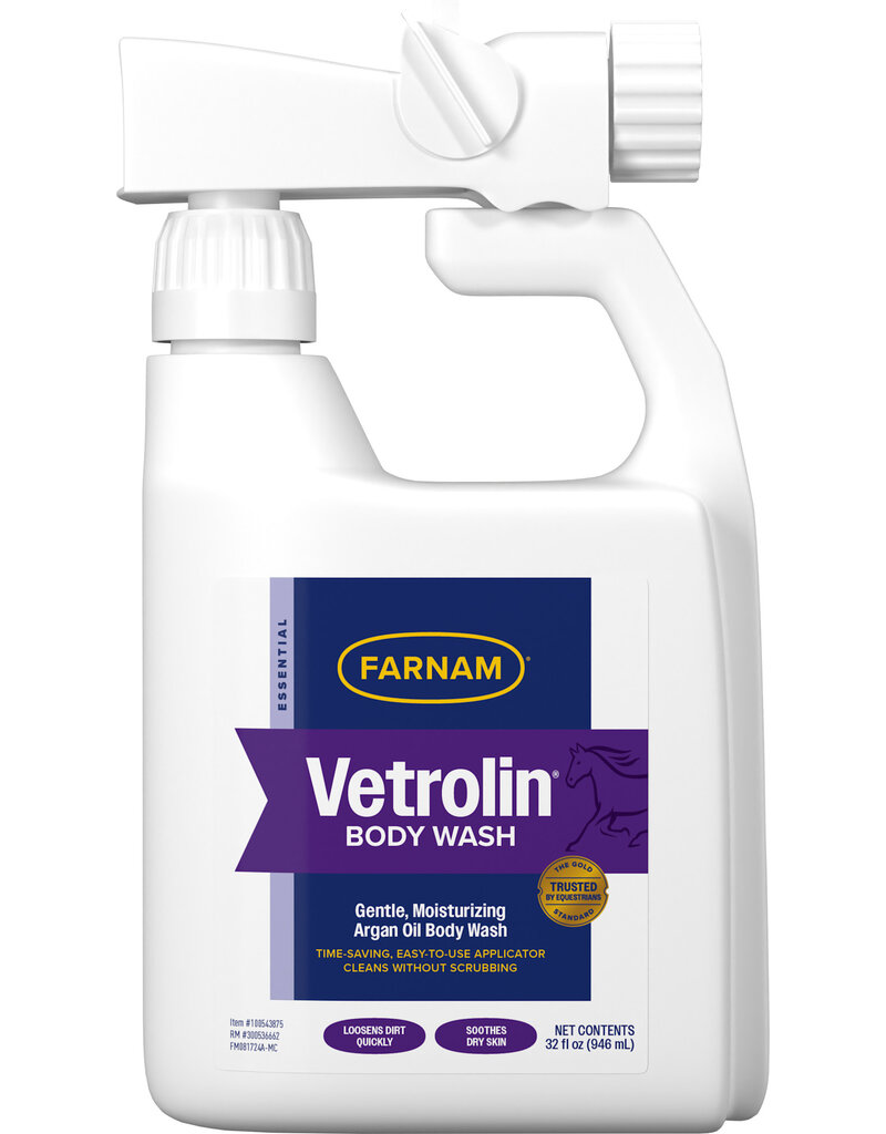 Farnam Vetrolin Body Wash 32 oz with hose attachement