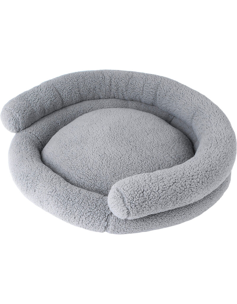 Petmate Petmate Double Bolster Sherpa Couch Bed 32 In