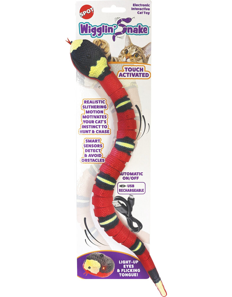 Ethical Pet Spot Wigglin' Snake Cat Toy Asst 15In