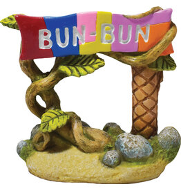 Hikari Hikari Weird Waters Bun Bun Sign Aquarium Ornament 3 In
