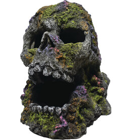 Hikari Hikari Mossy Skull Aquarium Ornament 4.1 In
