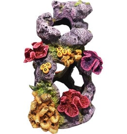 Hikari Hikari Rock & Coral Swim Through Aquarium Ornament 7.5 In