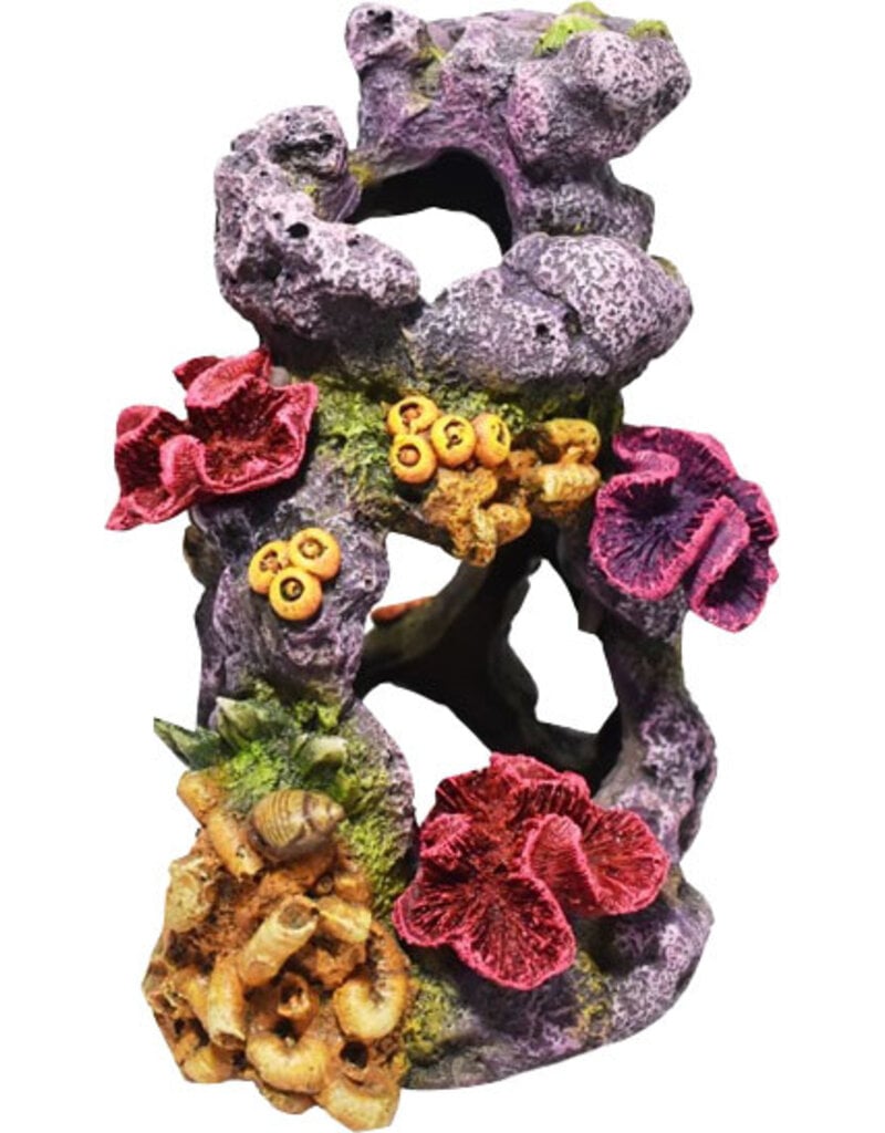 Hikari Hikari Rock & Coral Swim Through Aquarium Ornament 7.5 In