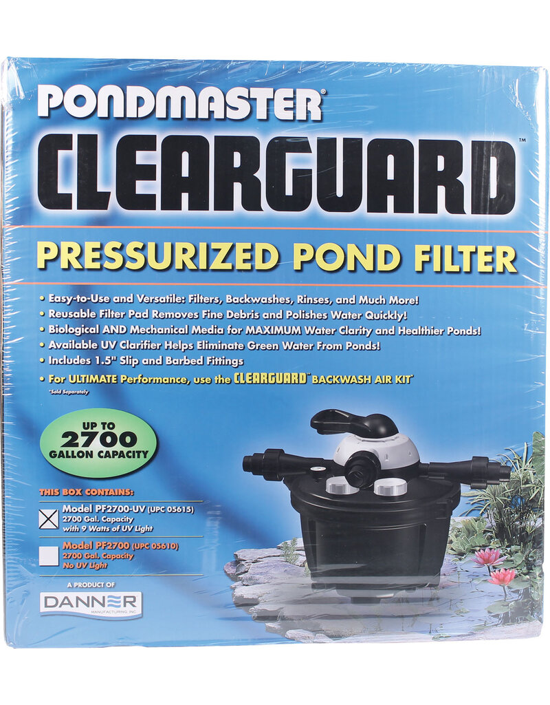 Danner Eugene Pond Pondmaster Clearguard Pressurized Filter W/UV