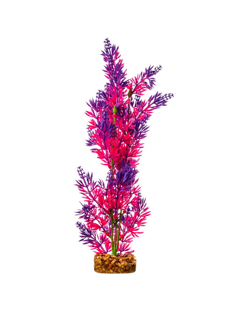 Tetra Tetra GloFish Multi Color Aquarium Plant Purple/Pink  LG