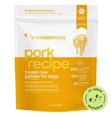 Small Batch Small Batch Dog Food Frozen Raw Pork Patties 6 Lb