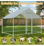Amazon Hittite 1 IN tube Chicken Coop  9.84 x 6.4 x 6.56 ft