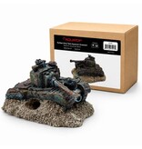 Aquatop Sunken Tank Aquarium Ornament 3.8X2.9X2.5 In