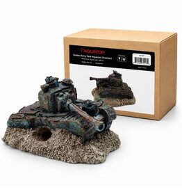 Aquatop Sunken Tank Aquarium Ornament 3.8X2.9X2.5 In