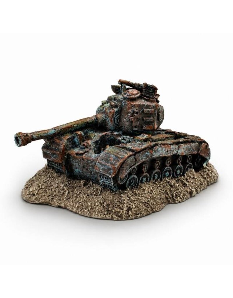 Aquatop Sunken Tank Aquarium Ornament 3.8X2.9X2.5 In
