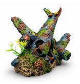 Aquatop Sunken Airplane Aquarium Ornament 8.2X6X5.5 In