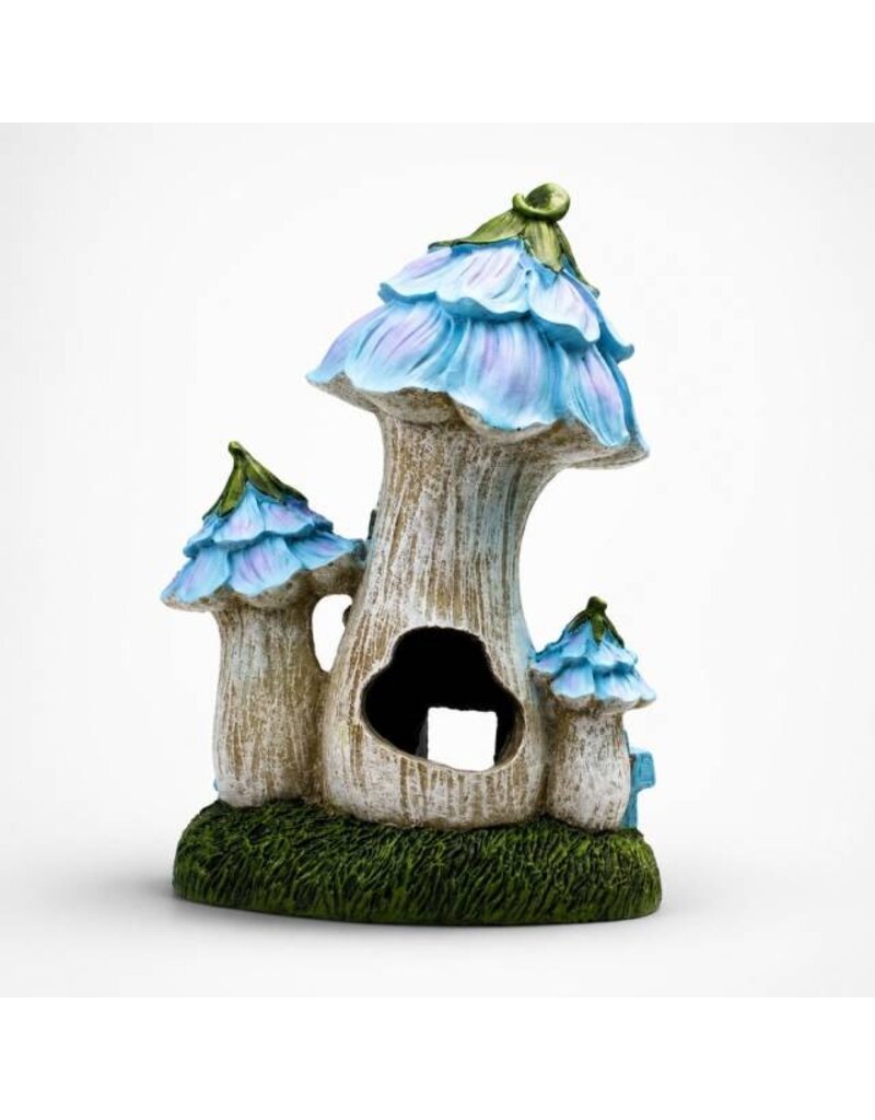 Aquatop Mushroom House Aquarium Ornament 5.6X3.8X7.8 In