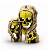 Aquatop Skull Trio Aquarium Ornament 3.6X4.6X2.9 In