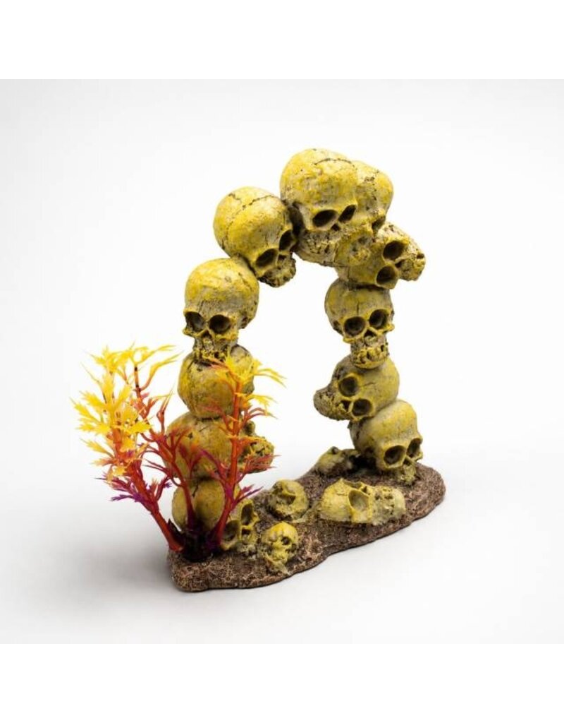 Aquatop Skull Archway Aquarium Ornament 4.2X5.3X2.5 In