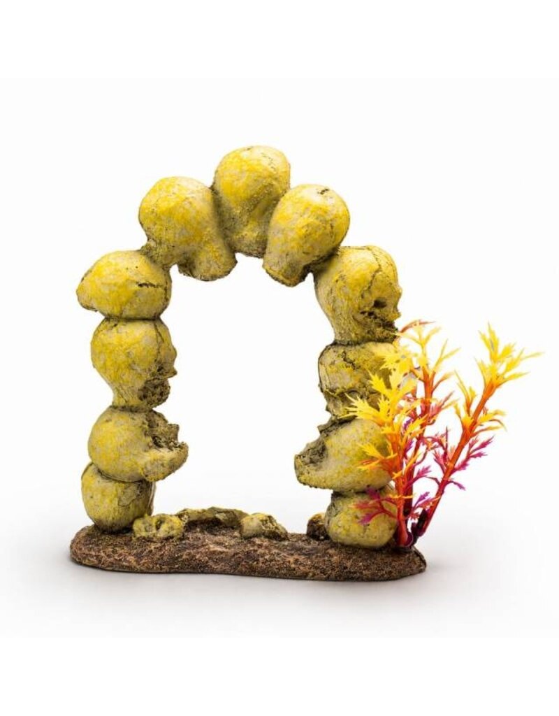 Aquatop Skull Archway Aquarium Ornament 4.2X5.3X2.5 In