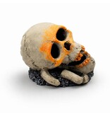 Aquatop Skull Aquarium Ornament 3.5X3.4X3.1 In